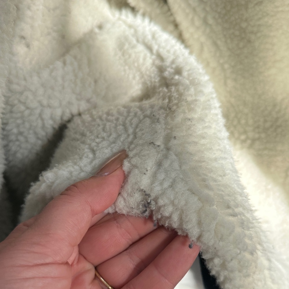 Sezane Will Shearling Jacket XL - Picture 5 of 7